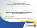 Violencia Contra Grupos Vulnerables :: Profesionales del Derecho
